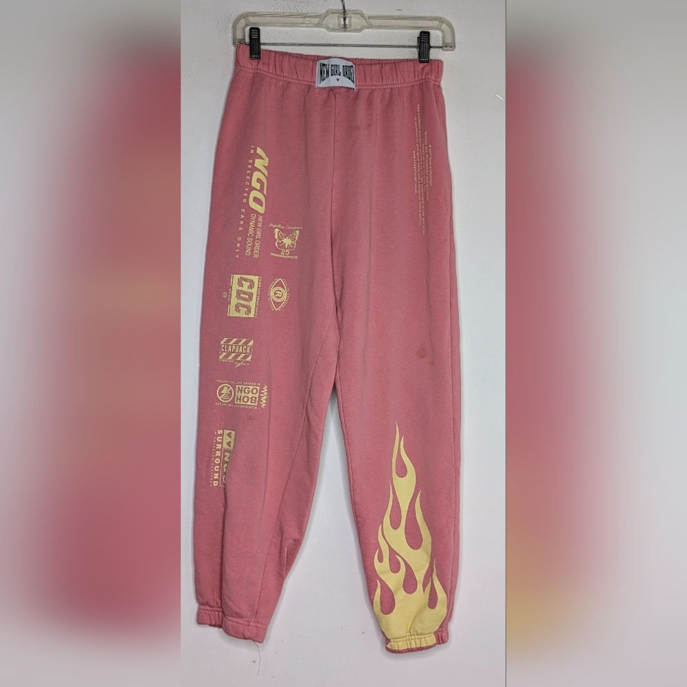 New Girl Order joggers in pink 🩷